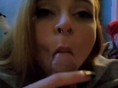 Sloppy Blowjob for Hubby