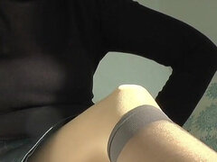 Sniffing Time! Now You Get to Sniff My Double-stockinged Feet! Lady Victoria Valente