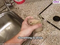 Amateur, Universidad, Hablar sucio, Europeo, Cocina, Orgasmo, Pov, Flaco