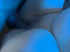 Blue Light Seduction: Angel & Jigga's Sensual Fuckfest