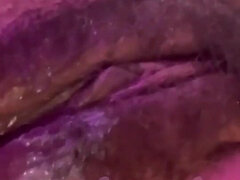 Creamy ass pussy after beating her down