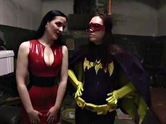 Face sitting on Batgirl clones ft. Evangeline Von Winter  Caroline Pierce: Eporner, Fetish  Facesitting Porn