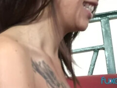 Pauzão, Morena, Facial, Natural, Piercing, Tatuagem, Adolescente, Tetas