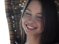 Brunette, Mor, Orgasme, Udendørs, Solo, Bryster, Legetøj