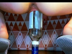 18 Year Old Wife Loves Jumping on the Biggest Bottle
