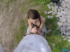 Enthousiasteling, Pijpbeurt, Buiten, Gezichtspunt, Openbaar, Kut duiken, Rijden