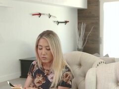 18, Babe, Blondine, Familie, Fetish, Slikning, Fisse, Teenager