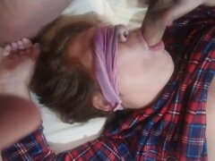 Leie, Grosser schwanz, Blasen, Sperma im mund, Aufs gesicht abspritzen, Reif, Milf, Mutti