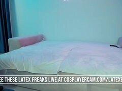 Amatőr, Cumizás, Pár, Fétis, Gumi, Szopás, Játékszerek, Web kamera