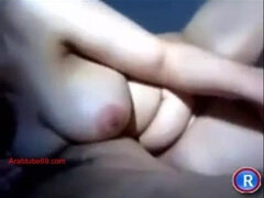 Buxomy Arab housewife is pleasuring most of her hubby's mates, because it senses so superb