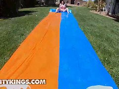 Culo, Morena, Ébano, Hd, Tetas naturales, Al aire libre, Piscina, Realidad