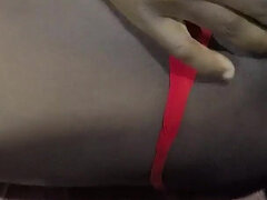 Fürdő ruha, Fekete, Pár, Ujjazás, Szőrös, Házi készítésű