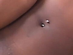 Petite 19 Yr Old Amateur Black Girl W Small Tits Fucks Her Pussy W Dildo Till Orgasm in Solo Video