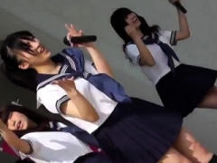 Smoking hot Japanese Students Dance