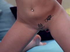 Europeisk, Piercing, Fitta, Rakad, Solo, Tatuering, Tuttar, Leksaker