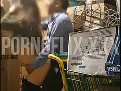 Busty fucks employee of Bodega Aurrera