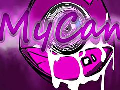 Stepbro jump on my bed to play with my pussy