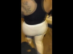 Mature Venezuelan Teacher Exposes Huge Ass in Public