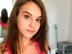 Blondynka, Obciąganie, Styl na pieska, Obciąganie, Punkt widzenia, Ogolona, Chudy, Nastolatki