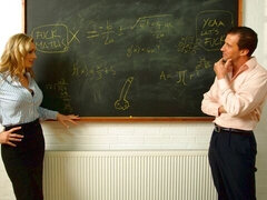 Stor kukk, Store pupper, Kukk suging, Bakfra, Slikking, Milf, Strømper, Lærer