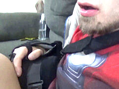 6ft Amazon fucked by diminutive stud!