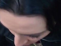 Blow-job in the Woods with My Husband Friend- Down-jacket Fetish 249