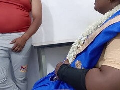 Indian bhabhi Veni gives an intense blowjob to her devar Raju King before a wild doggy session