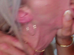 FFM Threesome! 2 Hot British MILFs Pussy Fucked and Facialed by Filou - Denise Anders and Tiffani Time