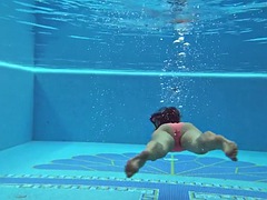 Duże cycki, Fetysz, Mamuśka, Basen, Publiczny, Rosyjski, Cycki, Podwodny