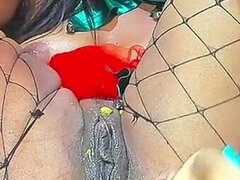 아마추어, 항문, 딜도, 여자, 핑거링, 라티나, 수음, 분출