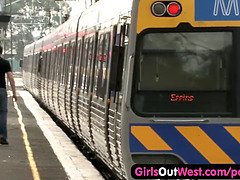 Amateur, Couple, Hard, Hd, Pénis, Public, Criant, Train