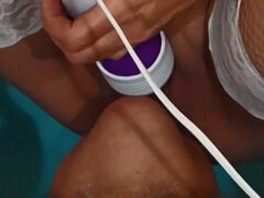 Brytyjski, Siadanie na twarzy, Femdom, Obcasy, Mistress, Niewolnik, Squirting