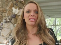 Jane Doux & Tony Profane: With Dad Gone, Stepmom Gets Naughty