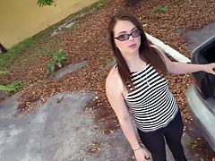 Leie, Blasen, Braunhaarige, Büro, Pov, Sekretärin, Jungendliche (18+), Titten