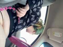 Anal, Belle grosse femme bgf, Voiture, Rondelette, Masturbation, De plein air, Culottes ou slips, Public