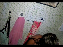 Real Camera Caught - Neighbor Installs Camera in His Neighbor's Bathroom While She Masturbates