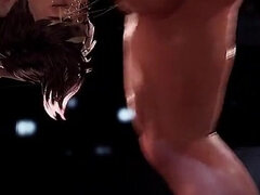 Tredimensionel, Stor røv, Stor pik, Store bryster, Creme tærte, Gaping, Hårdt, Hård sex