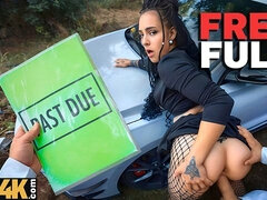 Sensual Alexa Throat's debt collector clip