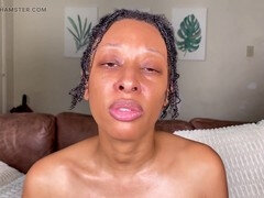 아메리카인, 흑인, 에보니, 모욕, 밀프, 때리다, 매춘부