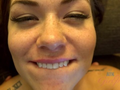 Amatéri, Kuřba, Brunetka, Footjob, Priateľka, Pička, Vyholené, Kozičky