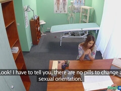 Amateur, Sucer une bite, Médecin, Léchez, Bureau, Chatte, Uniforme, Voyeur