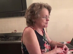 old italian slut fucked by young man