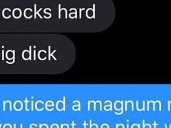 Hotwife Cheats on Hubby with Sexting & Monster Cock