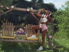 Zwart, Masturbatie, Buiten, Alleen, Tiener