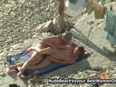 Zadok, Pláž, Pár, Šialené, Erotika, Vyzlečené, Nudistkou, Na verejnosti