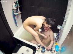 素人, フェラチオ, 茶髪の, ロシア人