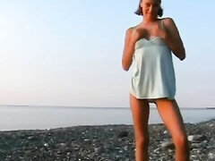 SEASHORE SUNBATHING AND FUCKING