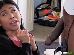 Ázsiai, Szőke, Összeállítás, Arcra élvezés, Hd, Fajok közötti, Nézőpont, Harisnya