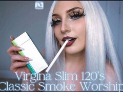 Blondynka, Dominacja, Femdom, Fetysz, Upokorzenie, Naturalne cycki, Palenie, Markowy