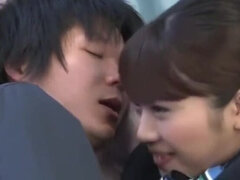 Juicy Japanese whore in bukkake XXX video